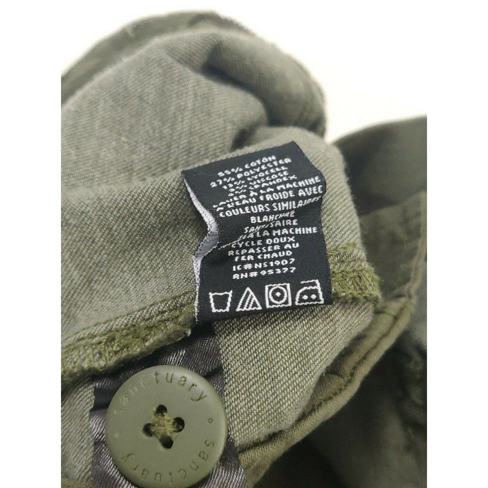 Sanctuary Pants Womens Skinny Green Palmer - Picture 11 of 12
